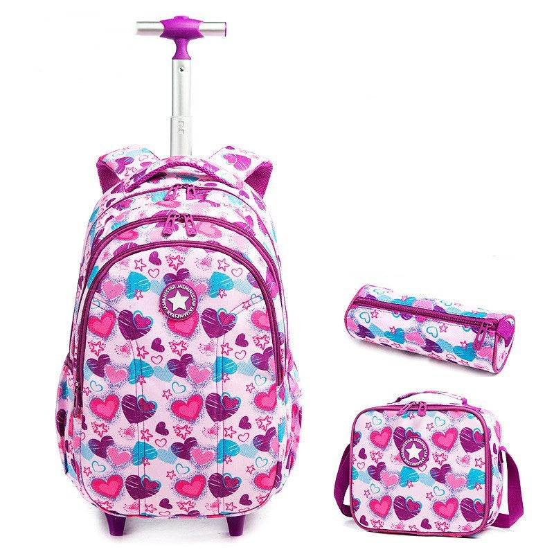 Primary school students' trolley bag to reduce the burden
