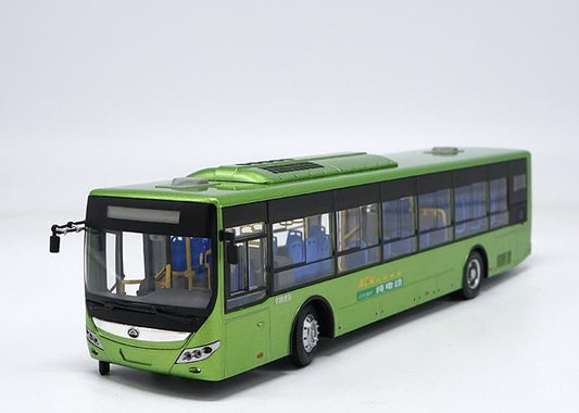 Bus Model China YuTong E12 Electric City Bus Diecast Metal Model Car Bus Toys Gifts