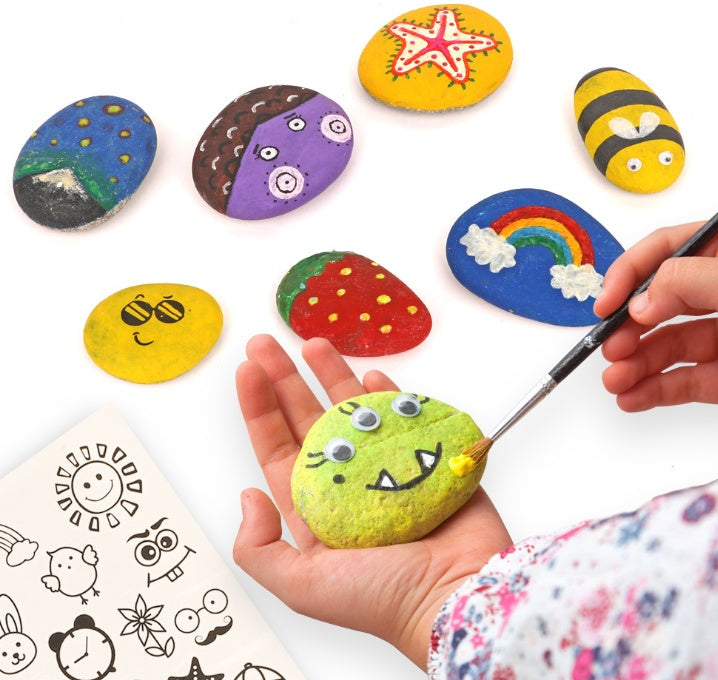 Children's Toy Stone Painting Set Girl Creative Handmade