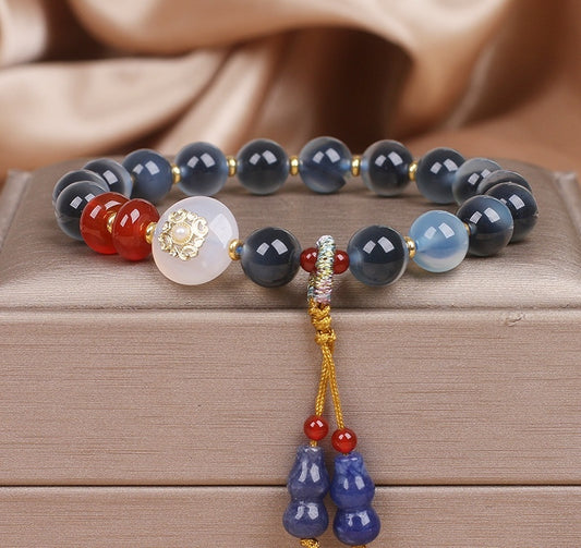 Candy Heart Agate Bracelet Niche Female