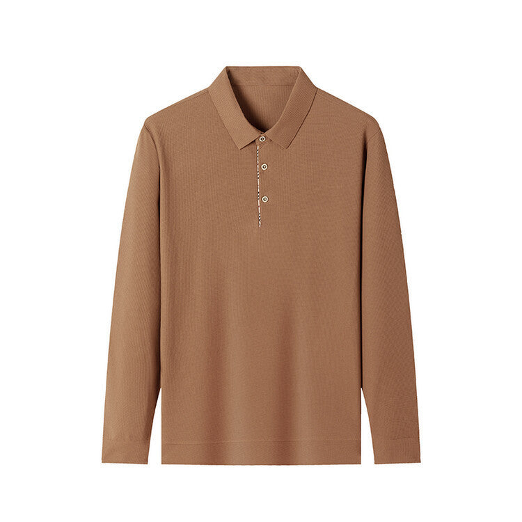 Men's Long Sleeve Polo Shirt Young