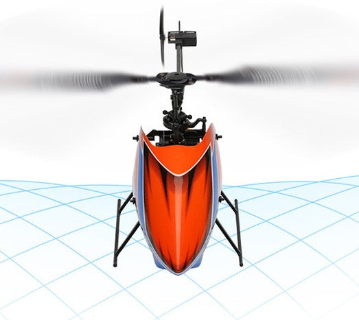 Four-way Single Propeller Aileronless Remote Control Helicopter With Air Pressure