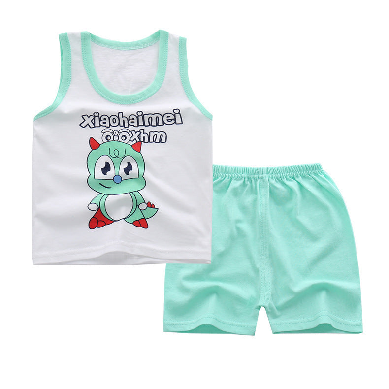 Children's cotton sleeveless vest