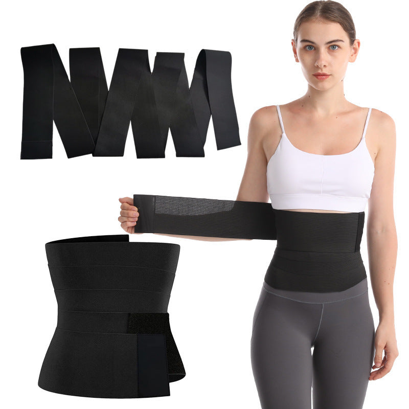 Yoga Sports Long Velcro Elastic Abdominal Belt