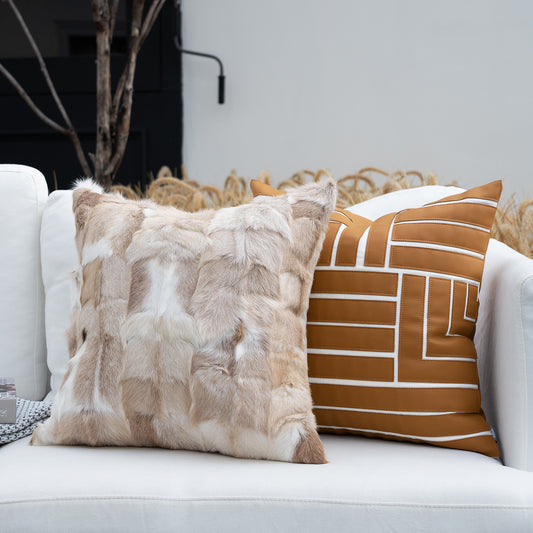 Lightweight Plush Bedside Cushion