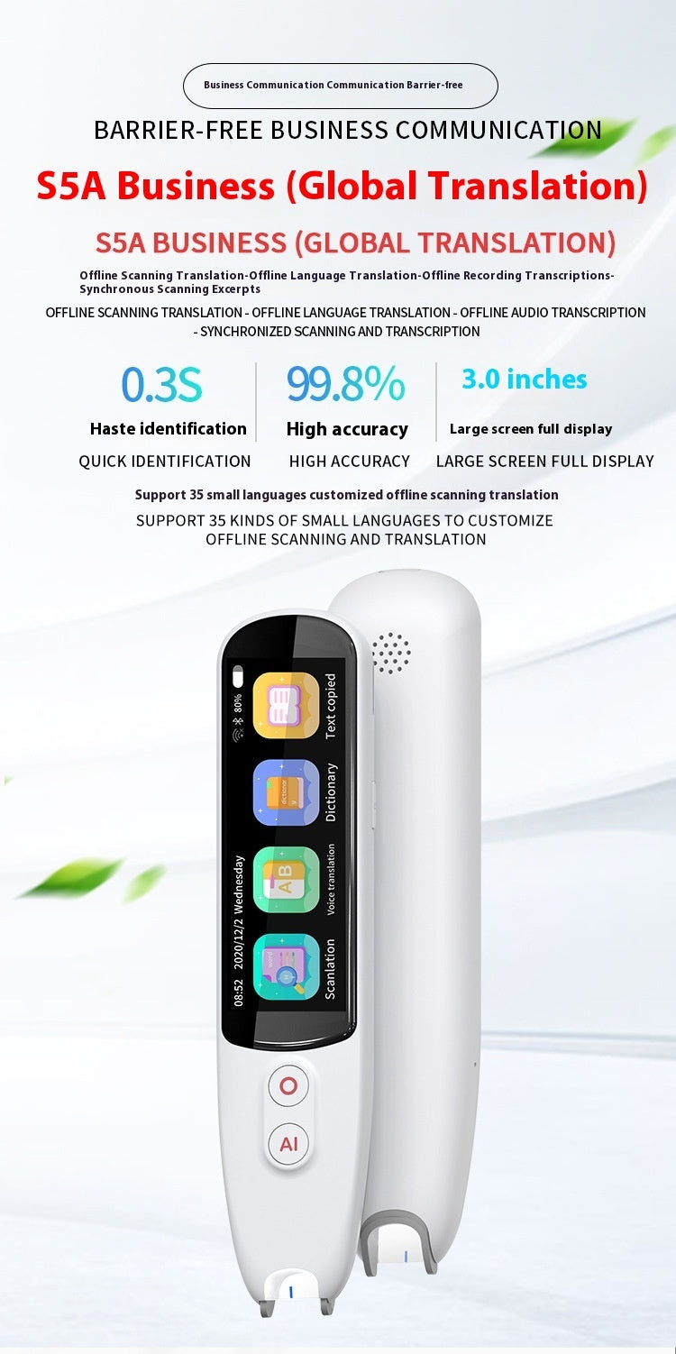 Scan Translation Pen Text Scan Reading Translating Machine