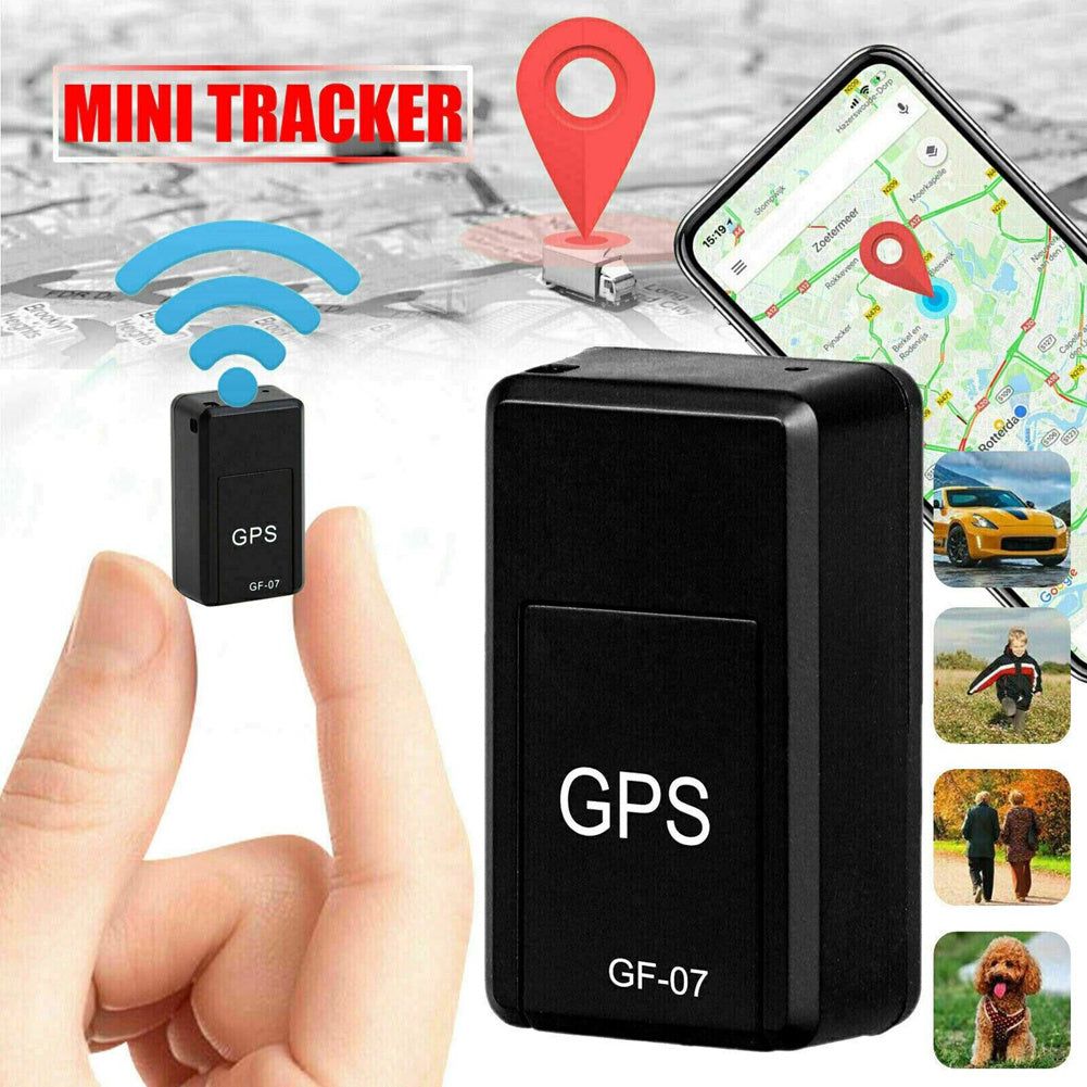 1Pc Mini GF07 GPS Car Tracker Real Time Tracking Anti Theft Anti Lost Locator Strong Magnetic Mount SIM Message Positioner