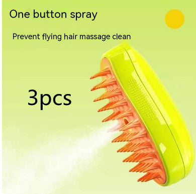 3 In 1 Cat Steam Brush Steamy Dog Brush Electric Spray Cat Hair Brushes For Massage Pet Grooming Comb Hair Removal Combs