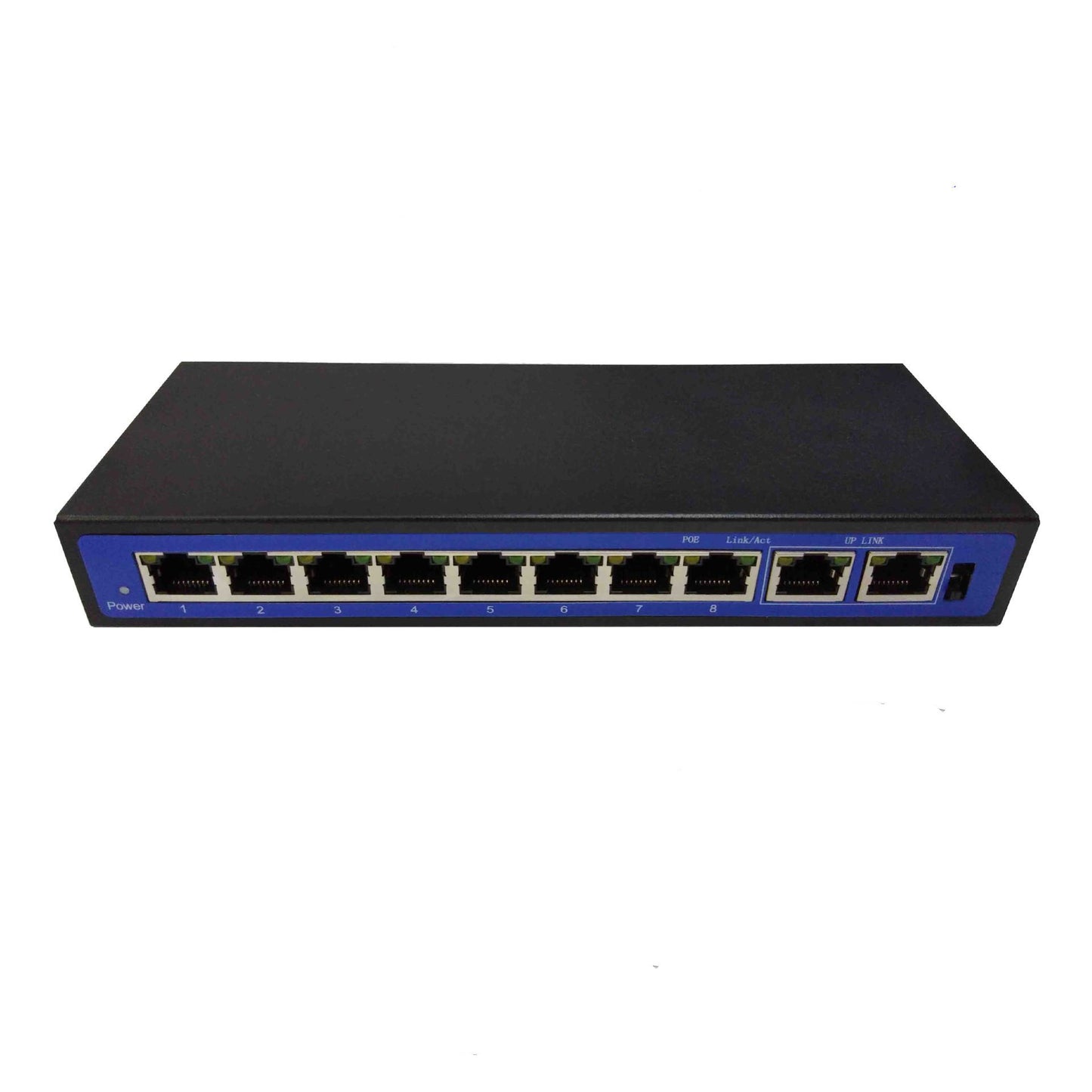 8+2 power 10 port 100M POE switch wireless AP 48V external power supply