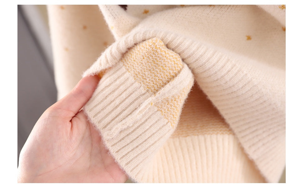 Boys' Pullover Fleece Thickened Mink Mink Velvet