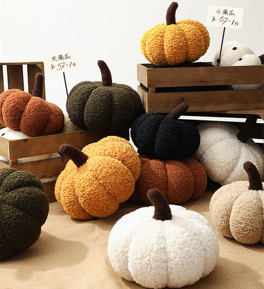 Pumpkin Nordic Creative Cute Shaped Plush Pillow