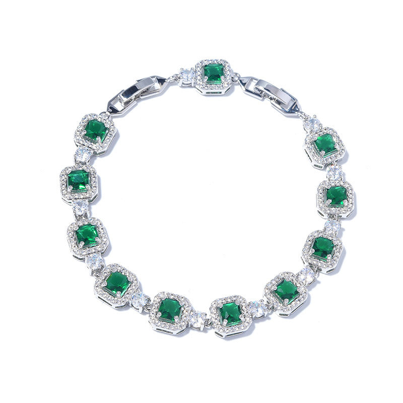 Adjustable Color Zircon Bracelet For Women