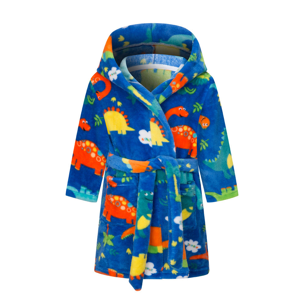 European And American Children's Bathrobes Flannel