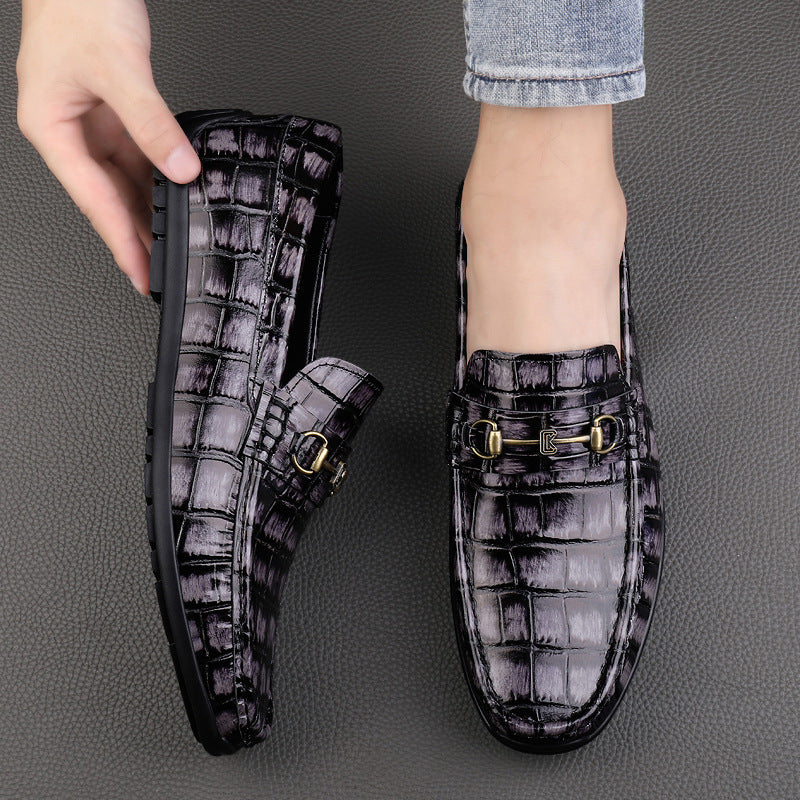 Business Casual Shoes Men's Foot Pedal