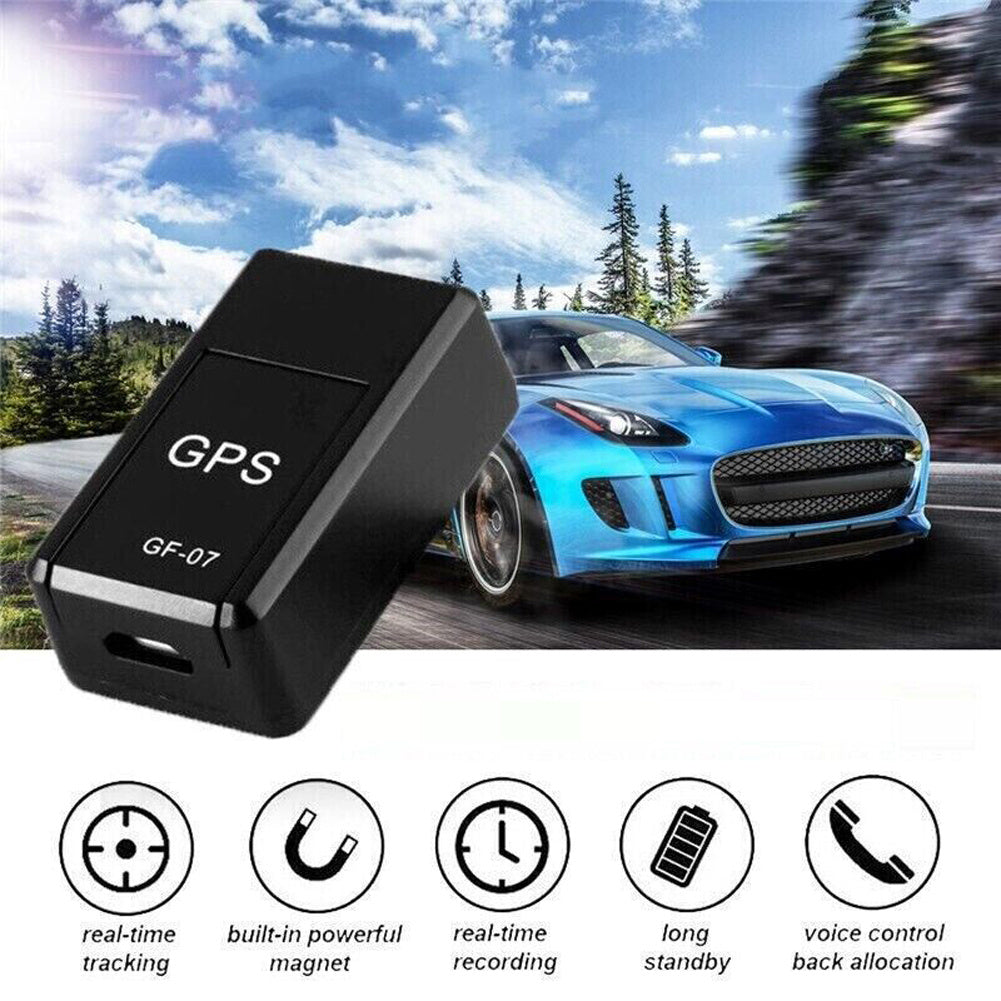 1Pc Mini GF07 GPS Car Tracker Real Time Tracking Anti Theft Anti Lost Locator Strong Magnetic Mount SIM Message Positioner