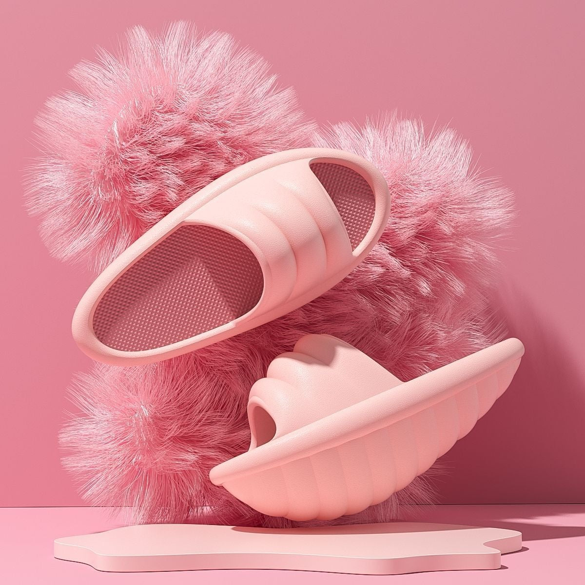 Women's Slimming Lose Weight Sandals Rocking Shoes, Body-Shaping Slippers Fitness Shaking Slides Shoes, Sculpting Hip Thin Yoga Lightweight Massage