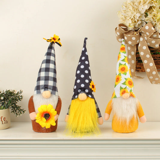 Rudolf Faceless Doll Elf Old Man Window Decoration