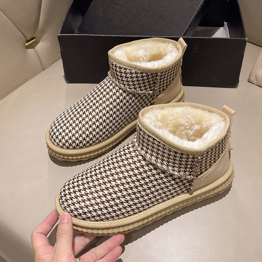 Women's Outdoor Padded Thickening Warm Hundred Cotton Boots