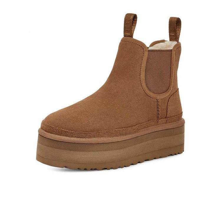 Comfortable Thick Soled Classic Fashion Plush Warm Cotton Boots