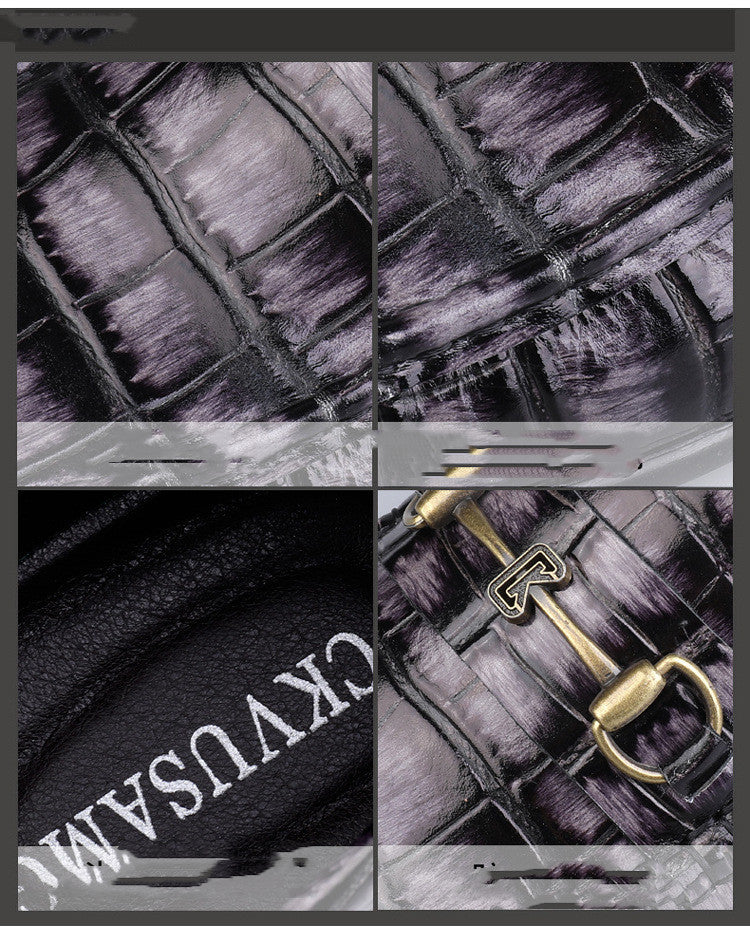 Business Casual Shoes Men's Foot Pedal