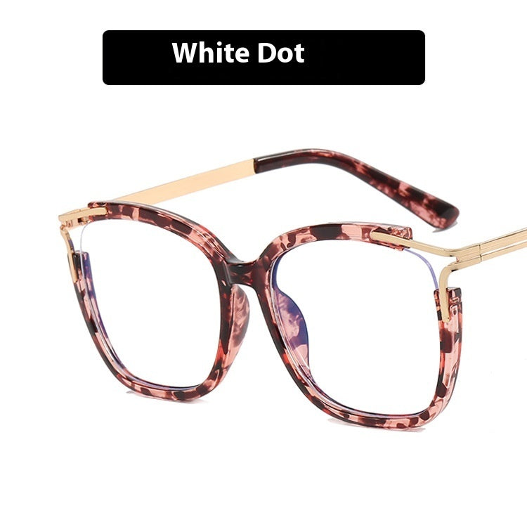 Square Cat Eye Hollow Glasses Frame