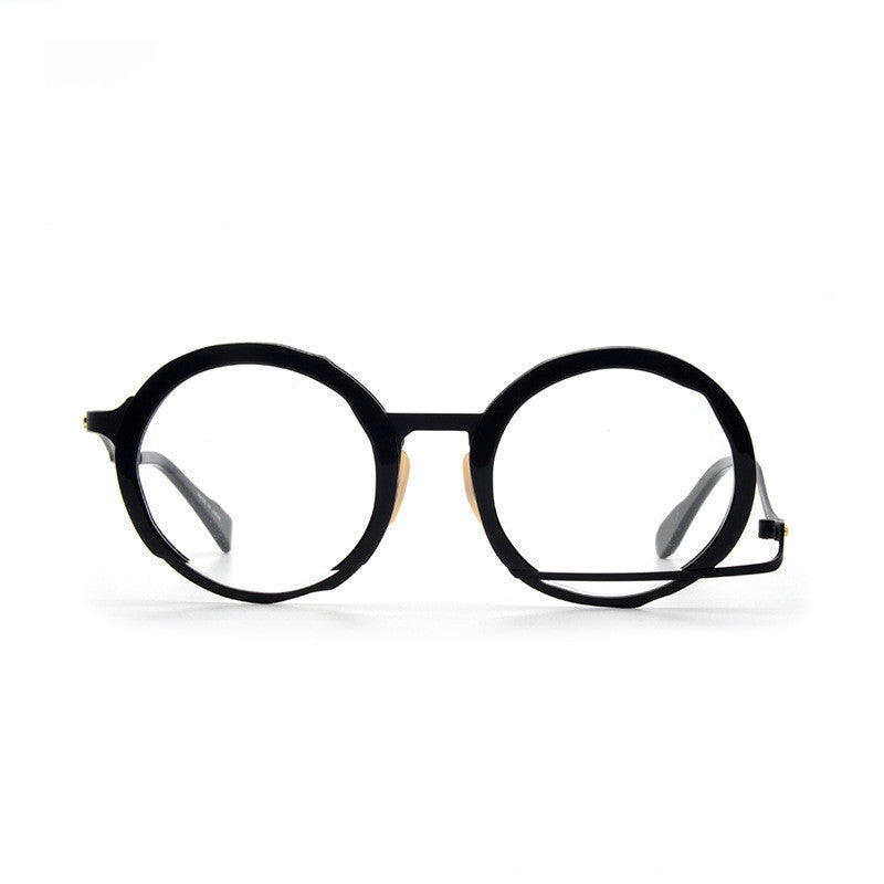 Fashion Retro Irregular Glasses Frame For Men And Women