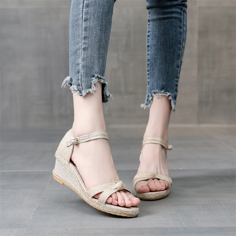 Bow Peep Toe Shoes High Heel Sports Women's Sandals